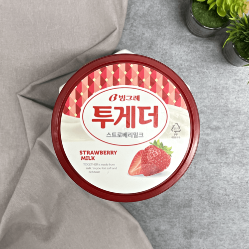 쿨아이스크림) 투게더딸기 1박스 [6개]