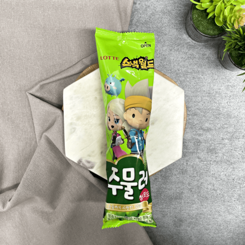 쿨아이스크림)주물러청포도 [5개]