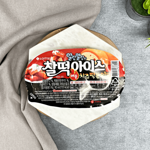 쿨아이스크림) 찰떡아이스매운치즈떡볶이 1박스 [24개]
